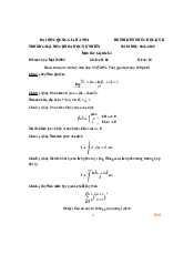 Bộ đề thi cuối kỳ Giải tích 1 | Đại học Khoa học tự nhiên, Đại học quốc gia Hà Nội