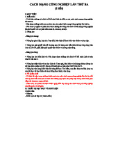 GA CMCN Lần 3 Tổng Hợp - Lịch Sử và Ý Nghĩa Cuộc Cách Mạng