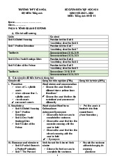 Đề cương ôn tập học kì II môn Tiếng Anh | Tiếng Anh 11