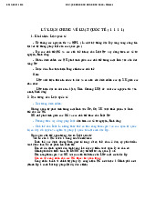 Ôn tập lý luận chung về luật quốc tế ( 1+1+1+1) môn Công pháp Quốc tế| Trường Đại học Luật Thành phố Hồ Chí Minh