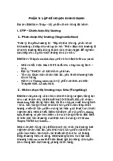 Kế Hoạch Kinh Doanh Blossom Shop | Thương mại điện tử | Đại học Tôn Đức Thắng