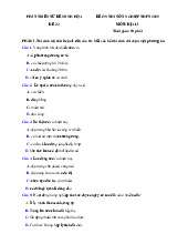 Đề thi thử tốt nghiệp THPT 2025 môn Địa lí bám sát đề minh họa - Đề 23