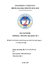 Chính sách Thương mại Quốc tế của Nga | Môn Thương mại quốc tế - Đại học Kinh Tế Quốc Dân