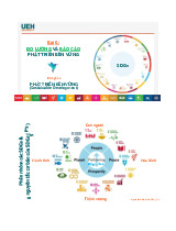 Bài 6: Đo lường và báo cáo phát triển bền vững môn Phát triển bền vững | Đại học Kinh tế Thành phố Hồ Chí Minh