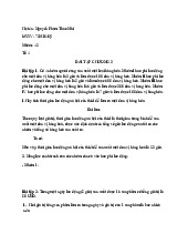 Bài Tập Kinh Tế Chính Trị Chương 2 | Kinh tế chính trị Mác - Lênin | Đại học Tôn Đức Thắng
