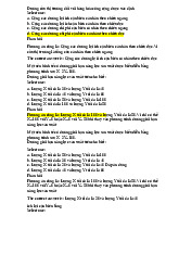 Đề cương Ôn tập câu hỏi trắc nghiệm môn Kinh tế vi mô | Trường Đại học Kinh Tế Quốc Dân