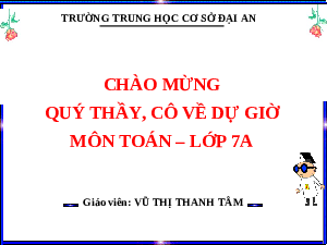 Giáo án điện tử Toán 7 Bài 13 Kết nối tri thức: Hai tam giác bằng nhau. Trường hợp bằng nhau thứ nhất của tam giác (tiết 2)