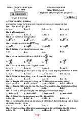 Đề Thi HK1 Môn Toán 9 Quảng Nam 2025-2026 Có Đáp Án