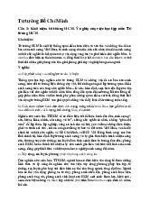 Đề cương môn Tư tưởng Hồ chí minh - trường đại học kinh tế- tài chính thành phố Hồ chí minh..