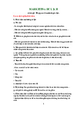 Tài liệu Marketing Du Lịch | Trường Đại học Thương Mại