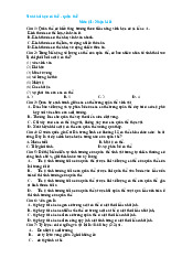 Ngân hàng câu hỏi trắc nghiệm về sinh thái học cá học, quần thể | Trường Đại học Y Dược , Đại học Quốc gia Hà Nội