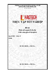 Thực Tập Tốt Nghiệp - Phần Mềm Quản Lý Siêu Thị | Thực tập cơ bản | Trường Đại học Bách khoa Hà Nội
