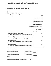 Giữa kỳ trắc nghiệm  môn Thống kê trong kinh tế và kinh doanh | Trường Đại học Kinh tế Quốc dân