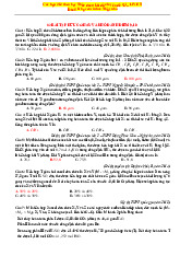 Bài tập hữu cơ hay và khó môn Cơ sở lý thuyết Hoá Học | Trường Đại học Sư phạm Thành phố Hồ Chí Minh