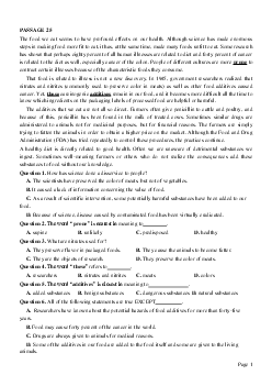 PASSAGE 25_Theme 6. Health and Lifestyles (Sức khỏe và lối sống)
