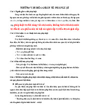 Đề cương môn Pháp luật đại cương - Trường Đại học lao động -  xã hội.