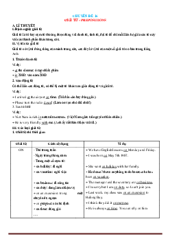 Chuyên đề ngữ pháp Tiếng Anh 12: chuyên đề 16 giới từ-prepositions