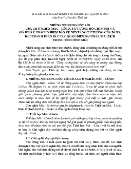 Giáo trình Triết học Mác - Lênin