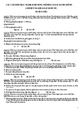 Câu hỏi trắc nghiệm ôn tập môn Luật hành chính   | Trường đại học kinh doanh và công nghệ Hà Nội