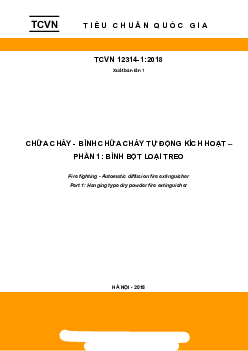 Chữa cháy: Bình chữa cháy tự động kích hoạt (Bình bột loại keo)