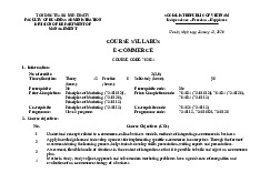 Đề cương ôn tập | Thương mại điện tử | Đại học Tôn Đức Thắng