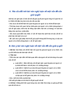 Soạn bài Viết bài văn nghị luận về một vấn đề cần giải quyết (con người trong mối quan hệ với tự nhiên) | SGK Ngữ Văn 9 Kết nối tri thức (Tập 1)