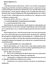 Đề bài seminar lần 4: Khởi kiện đòi nợ giữa a và b môn Luật Dân sự - Tố tụng dân sự | Trường Đại học Kinh Doanh và Công Nghệ Hà Nội