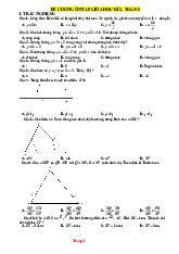 Đề Cương Ôn Thi Giữa HK2 Toán 8 CTST 2025-2026