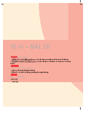 Bài giảng luyện tập bài 16 - Hàn Quốc Học | Trường Đại học Ngoại ngữ, Đại học Quốc gia Hà Nội