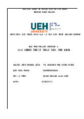 Bài thu hoạch chương 6 Các chiến thuật thâu tóm thù địch môn Sáp nhập, mua lại và tái cấu trúc doanh nghiệp  | Trường Đại học Kinh tế Thành phố Hồ Chí Minh