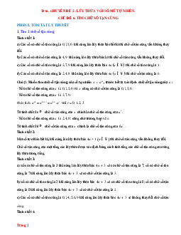Ôn thi HSG Toán 6 chủ đề: Tìm chữ số tận cùng