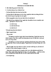 Chương 1 - Tóm tắt Tổng Quan về Kinh Tế Học môn Kinh tế vi mô | Trường Đại học Kinh Tế Quốc Dân