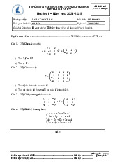 Đề thi giữa HKI học phần Toán cao cấp C năm 2024 - 2025 | Trường Đại học Khoa học tự nhiên, Đại học Quốc gia Thành phố Hồ Chí Minh
