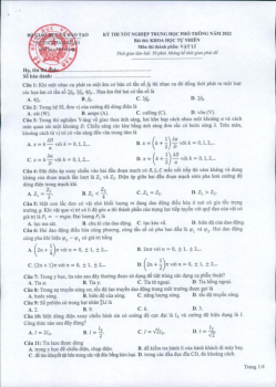 Vật lí đề thi thử của BỘ GD_ĐT Hà Nôi 2022| môn Tâm Lý học giáo dục | Đại học sư phạm Hà nội
