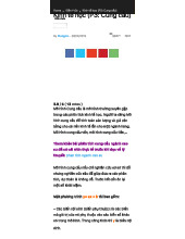 Mô hình Cung cầu trong Kinh tế học (P3: Chiến lược sống)