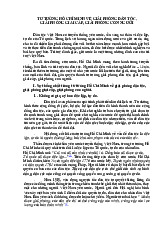Tư tưởng Hồ Chí Minh về giải phóng dân tộc, Giải phóng giai cấp, giải phóng con người môn Tư tưởng Hồ Chí Minh | Trường Đại học Khoa học Tự nhiên, Đại học Quốc gia Thành phố Hồ Chí Minh