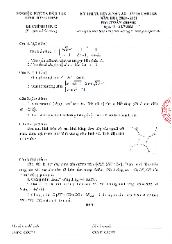 Đề tuyển sinh vào 10 môn Toán chuyên năm 2020 – 2021 sở GD&ĐT Đồng Tháp