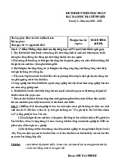 Đề cương môn Kinh tế chính trị–Trường Đại học bách khoa - Đại học đà nẵng.