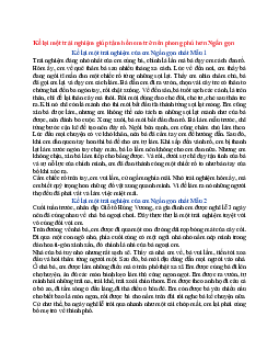 Văn mẫu lớp 6 Chân trời sáng tạo bài Kể lại một trải nghiệm giúp tâm hồn em trở nên phong phú hơn Ngắn gọn
