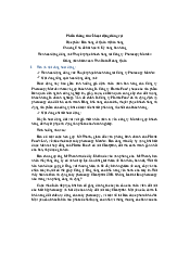 Bài tập về quản trị bán hàng môn  Quản trị Kinh doanh | Đại học Văn Lang