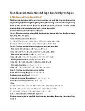 Tính bằng cách thuận tiện nhất lớp 4 kèm bài tập và đáp án