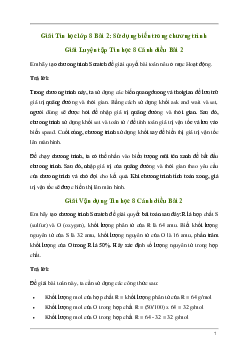 Giải Tin học 8 Bài 2: Sử dụng biến trong chương trình | Cánh diều