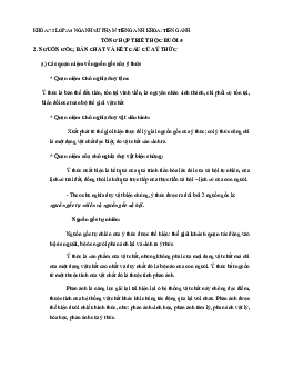 Buổi 5 - Triết học - Luyện tập  | môn Triết học Mác -Lênin | Đại học sư phạm Hà nội 