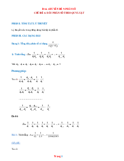 Các bài toán liên quan đến dãy số Toán 6 (có lời giải chi tiết)