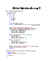 Một số bài mẫu chương 7 - CẤU TRÚC DỮ LIỆU VÀ GIẢI THUẬT | Trường Đại học Bách khoa Hà Nội
