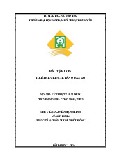 Bài tập lớn Thiết Kế Website Bán Quần Áo | Môn Công nghệ thông tin - Đại Học Sư phạm Kỹ thuật Hưng Yên