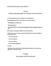 Đề cương chi tiết môn Lịch sử các lý thuyết kinh tế | Đại học kinh tế Quốc dân