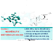 Chương 2 Nhiệt động lực hóa học - Hóa Đại cương 2 | Trường Đại học Khoa học Tự nhiên, Đại học Quốc gia Thành phố Hồ Chí Minh