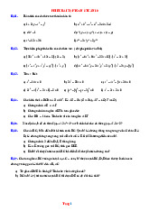 Bài Tập Toán 8 Tuần 10 Có Lời Giải Chi Tiết