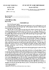 Đề thi thử tốt nghiệp THPT 2025 môn Ngữ văn Sở GD&ĐT Quảng Ninh